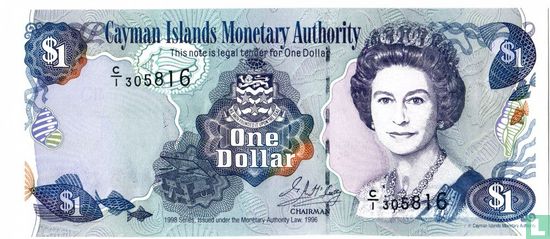 Kaaimaneilanden 1 Dollar 1996 - Image 1
