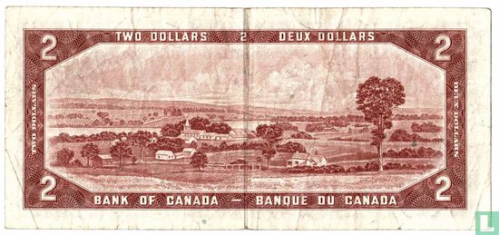 Canada 2 Dollar  1967 (gewoon type) - Afbeelding 2