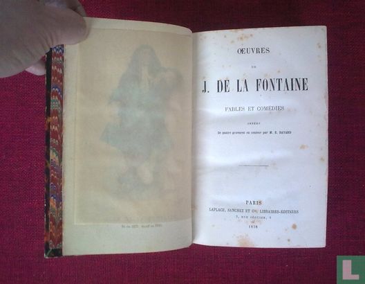 Oeuvres de J. de la Fontaine - Afbeelding 2