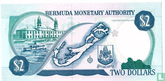 Bermuda 2 Dollar 1988 - Afbeelding 2