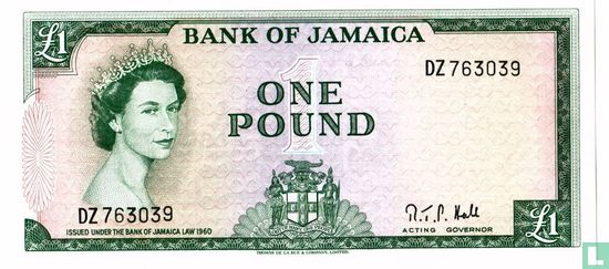 Jamaica 1 Pound ND (1964/L1960) - Image 1