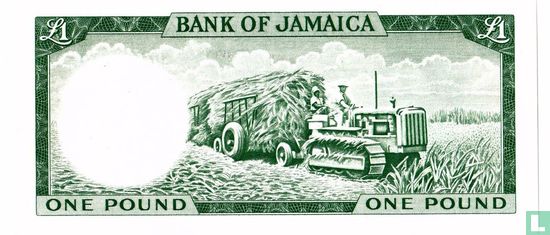 Jamaica 1 Pound ND (1964/L1960) - Image 2