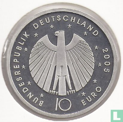 Duitsland 10 euro 2005 (F) "2006 Football World Cup in Germany" - Afbeelding 1