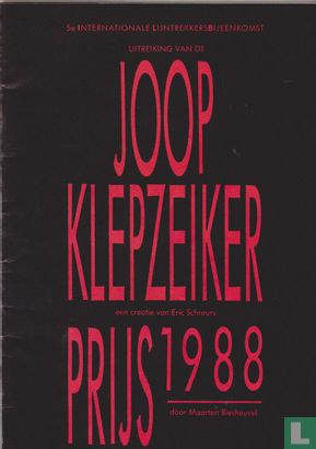 Joop Klepzeikerprijs 1988 - Image 1
