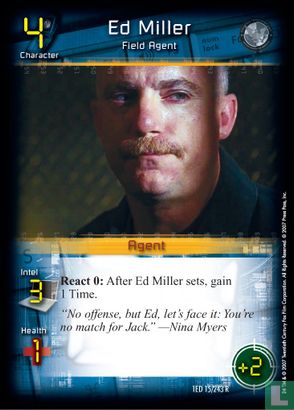 Ed Miller - Field Agent