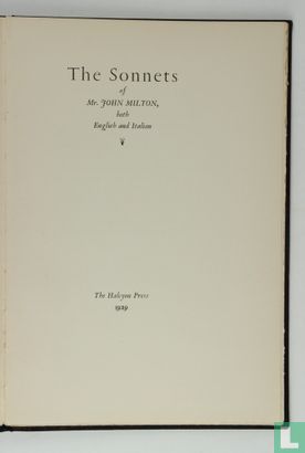 The sonnets - Bild 1