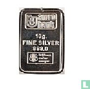 Zilver baartje 10 gram ABN AMRO - Image 1