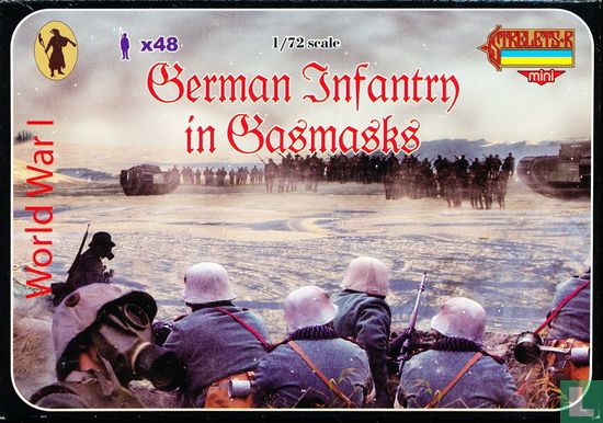 German Infantry in Gas Masks - Image 1