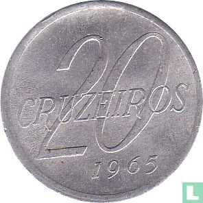 Brazil 20 cruzeiros 1965 - Image 1