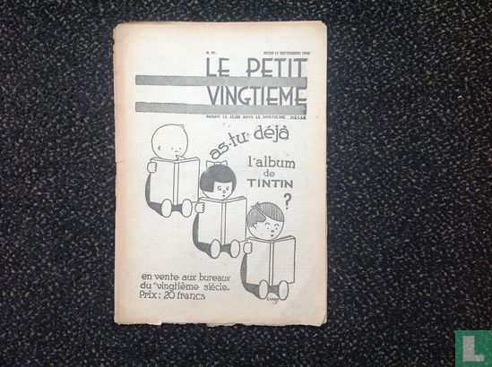 Tintin-le Petit Vingtième -1930-numéro 37 - Bild 1