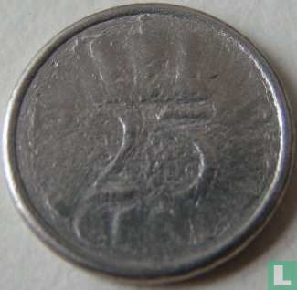 Netherlands 25 cent 1965 (misstrike) - Image 1