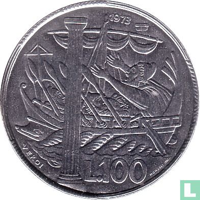 San Marino 100 lire 1973 - Afbeelding 1