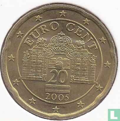 Oostenrijk 20 cent 2005 - Afbeelding 1