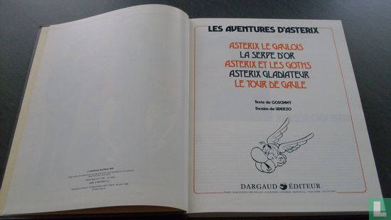 ASTERIX LE GAULOIS + LA SERPE D'OR + ASTERIX ET LES GOTHS + ASTERIX GLADIATEUR + LE TOUR DE GAULE - Image 3