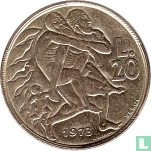 San Marino 20 lire 1973 - Image 1