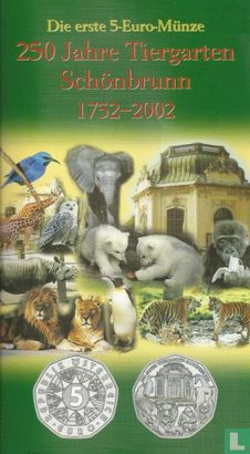 Autriche 5 euro 2002 (special UNC) "250th anniversary of the Schönbrunn Zoo" - Image 3