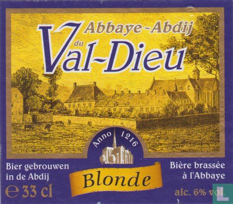 Val-Dieu Blonde   - Afbeelding 1