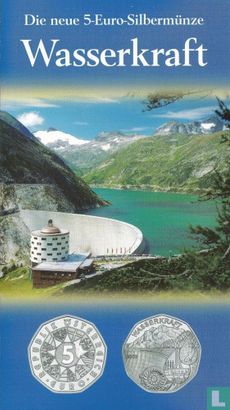 Österreich 5 Euro 2003 (Special UNC) "Waterpower" - Bild 3