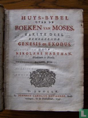 Huys-Bybel over de Boeken van Moses - Bild 1