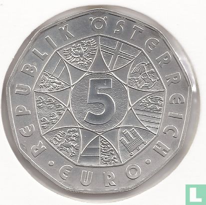 Autriche 5 euro 2004 (special UNC) "Enlargement of the European Union" - Image 2