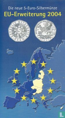 Österreich 5 Euro 2004 (Special UNC) "Enlargement of the European Union" - Bild 3