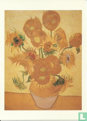 Fourteen Sunflowers in a Vase 