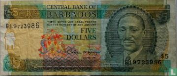 Barbados 5 Dollars - Afbeelding 1