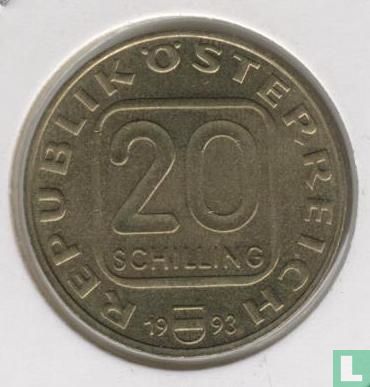 Autriche 20 schilling 1993 "Grafenegg Palace" - Image 1