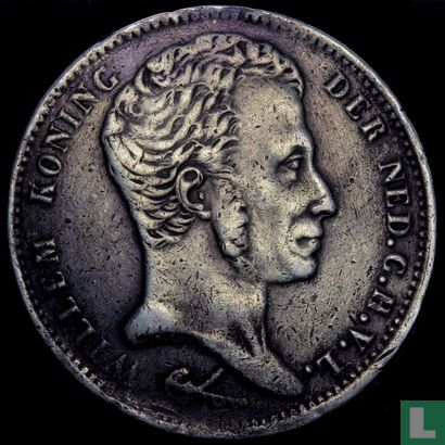 Niederlande 1 Gulden 1824 (Typ 1) - Bild 2