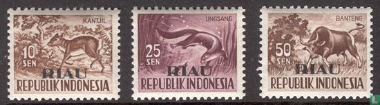 1957 L'Indonésie RIAU faune