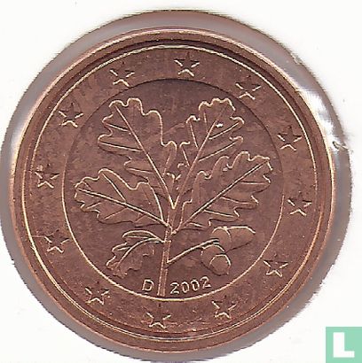 Allemagne 1 cent 2002 (D) - Image 1