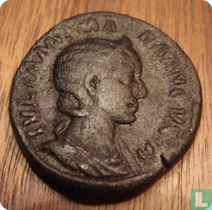 Romeinse Rijk, AE Sestertius, 222-235 AD, Julia Mamaea, Rome - Afbeelding 1