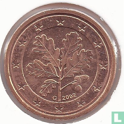 Germany 1 cent 2002 (G) - Image 1