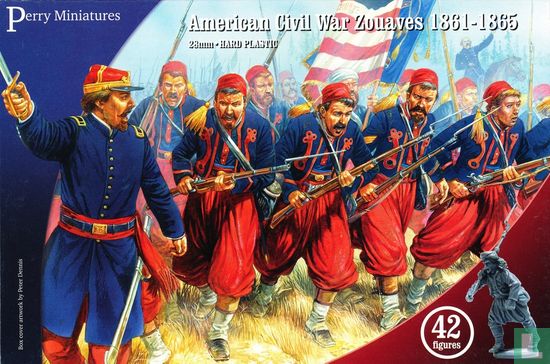 1861-1865 American civil war Zouaves - Image 1