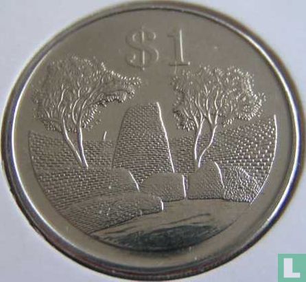 Zimbabwe 1 dollar 2002 - Afbeelding 2