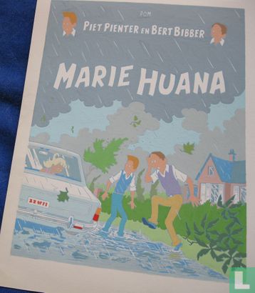 Piet Pienter en Bert Bibber: Cover Marie Huana