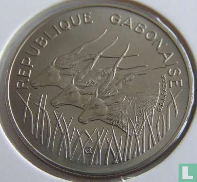 Gabon 100 francs 1975 (proefslag) - Afbeelding 2