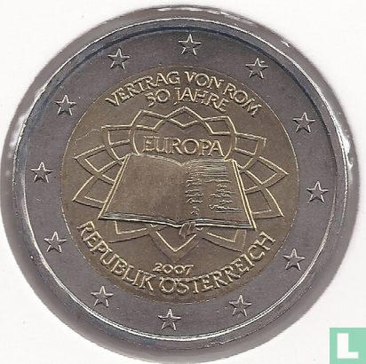 Oostenrijk 2 euro 2007 "50 years Treaty of Rome" - Afbeelding 1