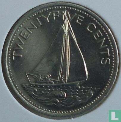 Bahamas 25 cents 1981 - Image 2