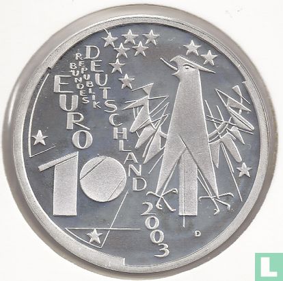 Allemagne 10 euro 2003 (BE) "German Museum Munich Centennial" - Image 1