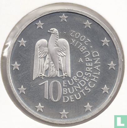 Germany 10 euro 2002 (PROOF) "Museumsinsel Berlin" - Image 1