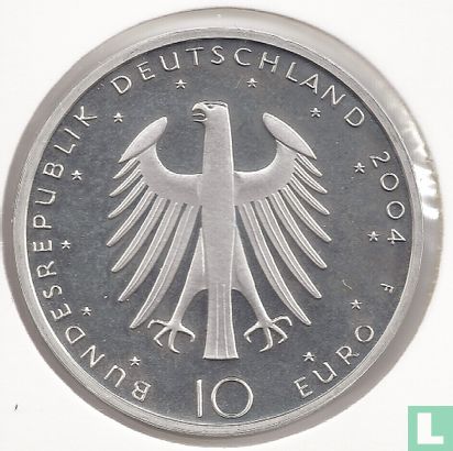 Duitsland 10 euro 2004 (PROOF) "200th anniversary of the birth of Eduard Mörike" - Afbeelding 1
