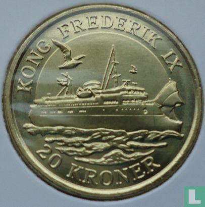 Denmark 20 kroner 2012 "Kong Frederik IX Ferry" - Image 2