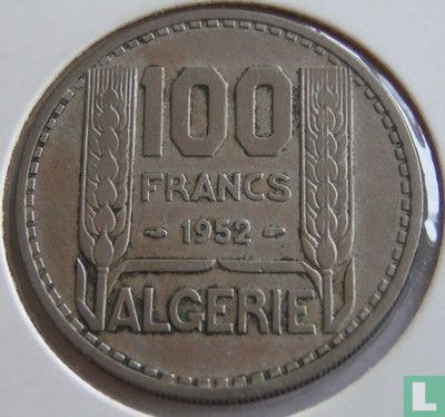 Algerije 100 francs 1952 - Afbeelding 1