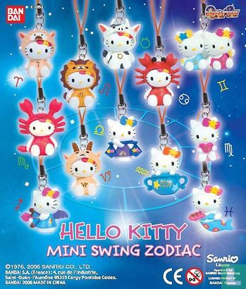 Hello Kitty mini swing zodiac complete serie
