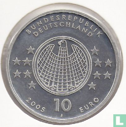 Germany 10 euro 2005 (PROOF) "Centennial of Albert Einstein's Relativity Theory" - Image 1