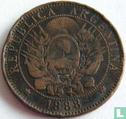 Argentinië 2 centavos 1888 - Afbeelding 1