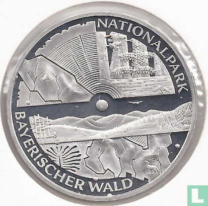 Germany 10 euro 2005 (PROOF) "Bavarian Forest National Park" - Image 2