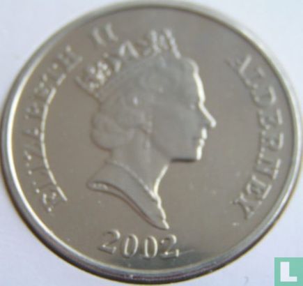 Alderney 5 pounds 2002 "50th anniversary Accession of Queen Elizabeth II" - Afbeelding 1