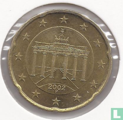 Duitsland 20 cent 2002 (F) - Afbeelding 1